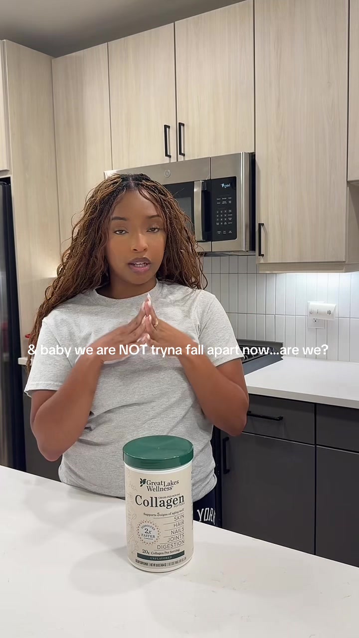 TikTok post by @sydneedenaex for Great Lakes Wellness. Caption reads: we love our supplements from @Great Lakes Wellness....
