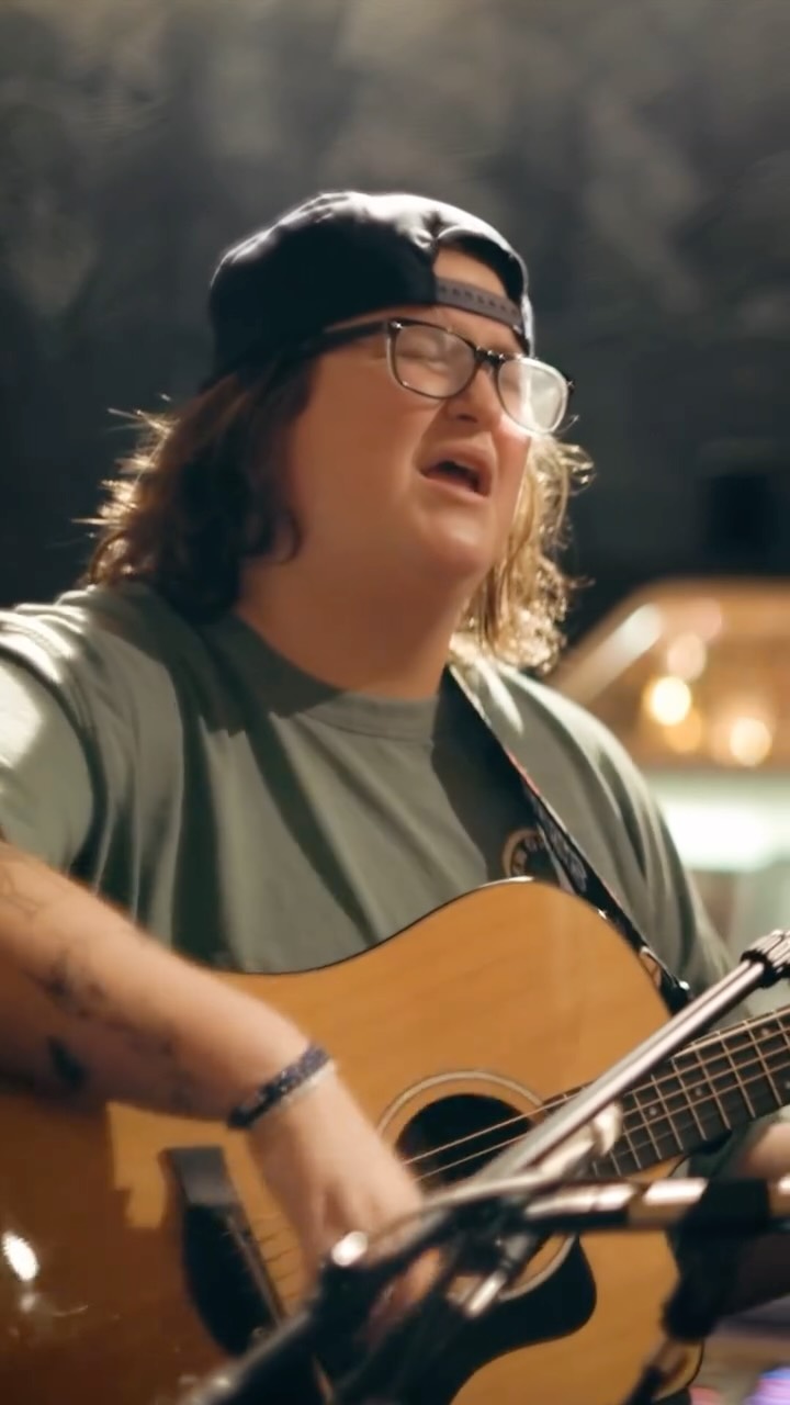 Instagram post by @heynothingatl for Shure. Caption reads: Emo-folk duo @heynothingatl joined us at Chicago’s....