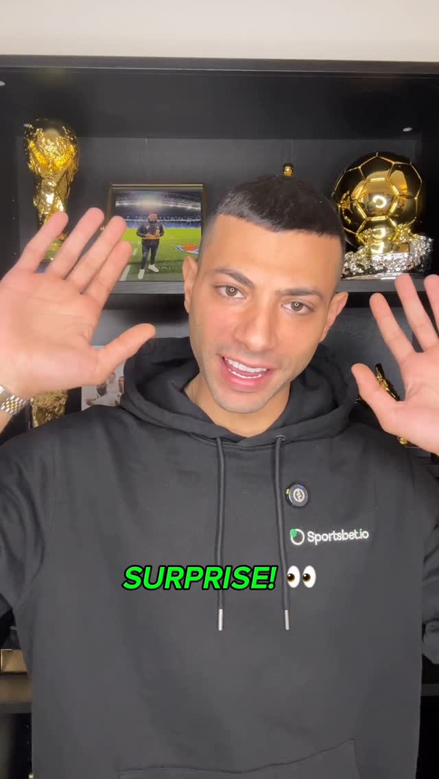 Instagram post by @amiryoussef.official for Sportsbet.io. Caption reads: [...] ✨😍 _______ Rules: 1) follow @sportsbet.io....