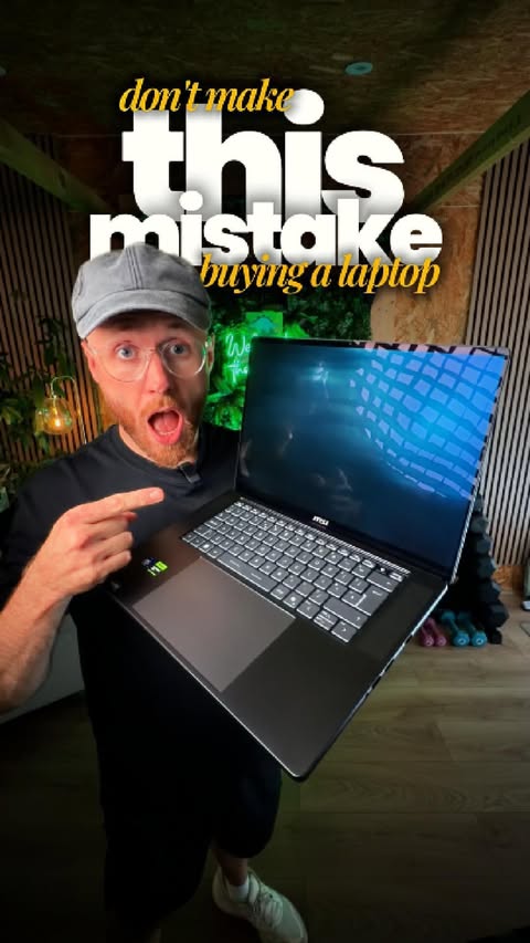 Instagram post by @harry__allsop for MSI Gaming. Caption reads: AD | Don’t make this mistake when buying your next....