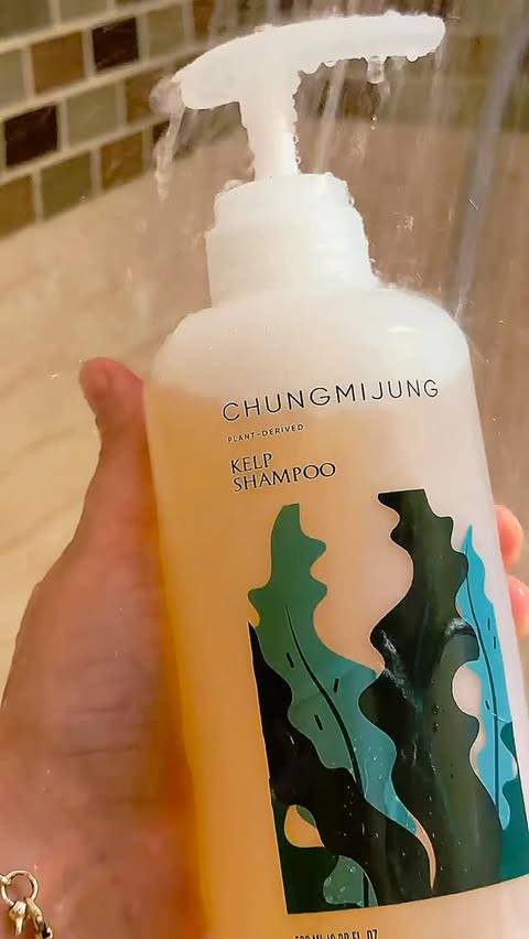 Instagram post by @karimovaa_ss for CHUNGMIJUNG. Caption reads: [...] boosts shine, and eco-friendly.....