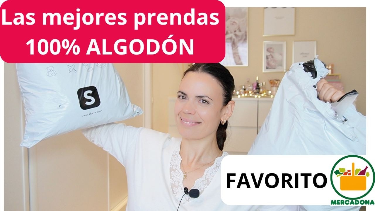 YouTube post by @HelenaGarcía for GoodMood Boutique. Caption reads: Cotton clothing 🌿 SHEIN + Favorite perfume from....