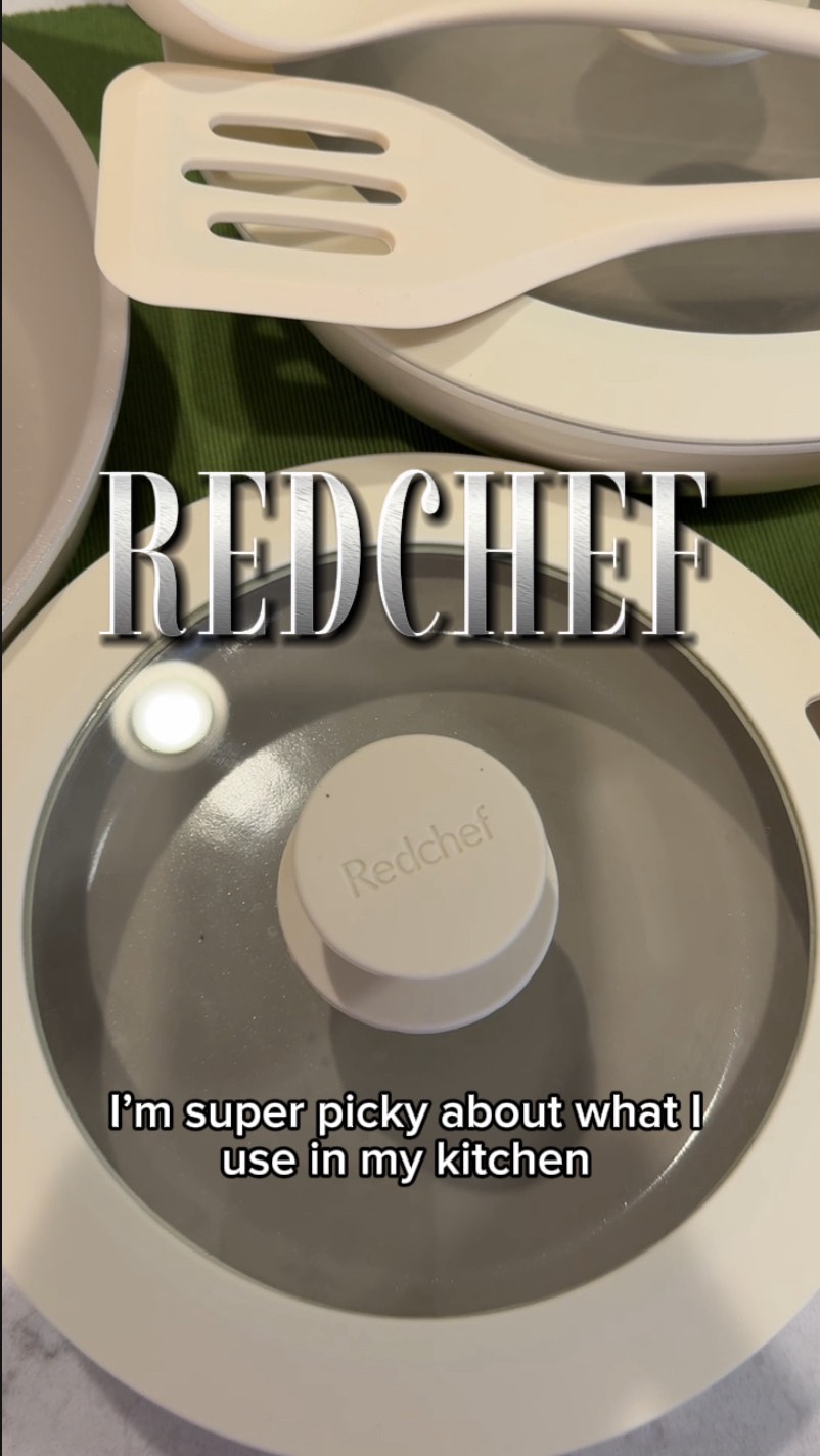 Instagram post by @daisy.diarys for Redchef Home. Caption reads: Cooking healthy starts with what you cook in.....