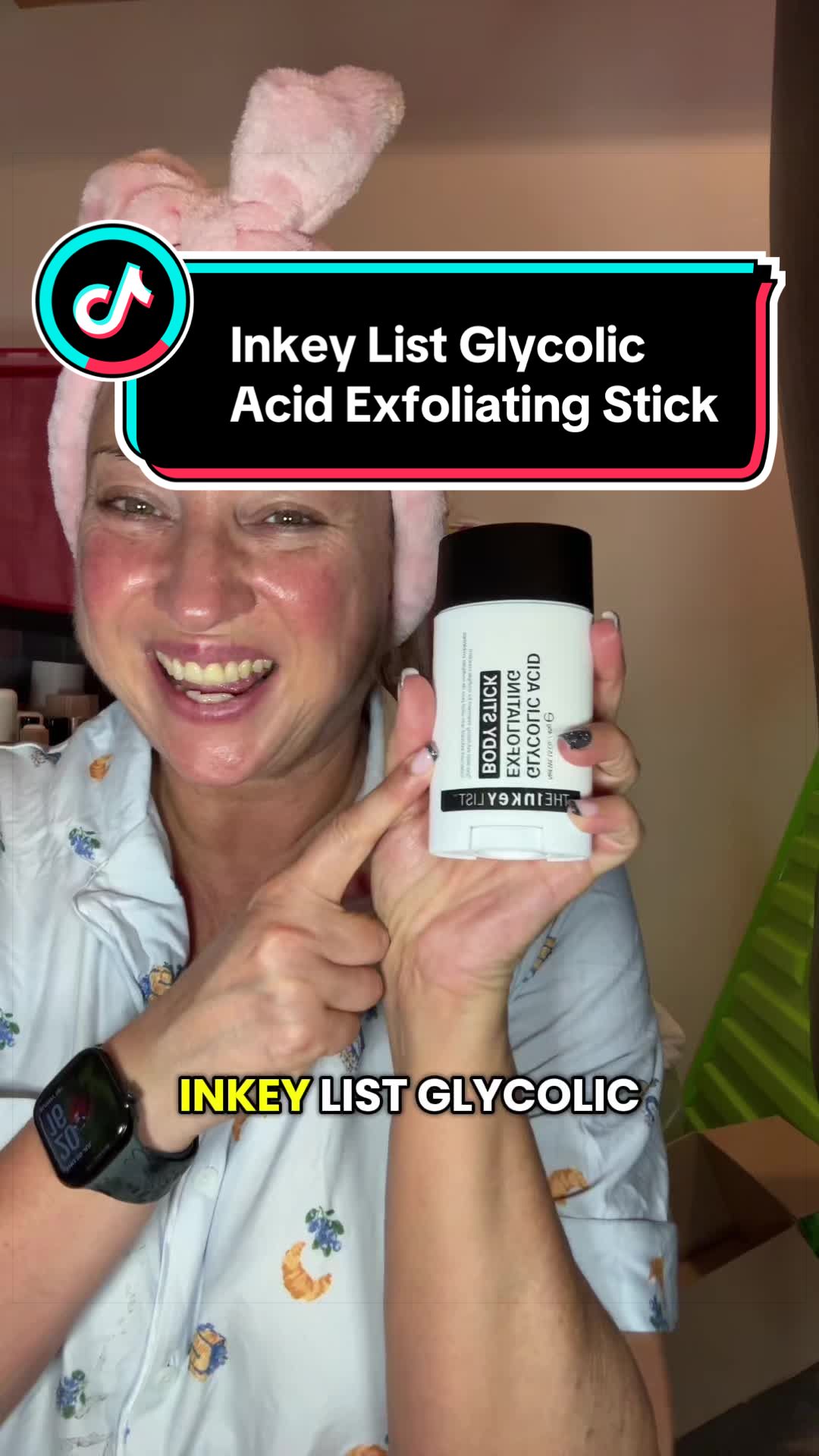 TikTok post by @s.tyler5 for Theinkeylist. Caption reads: [...] and legs. @The INKEY List #TheINKEYList....