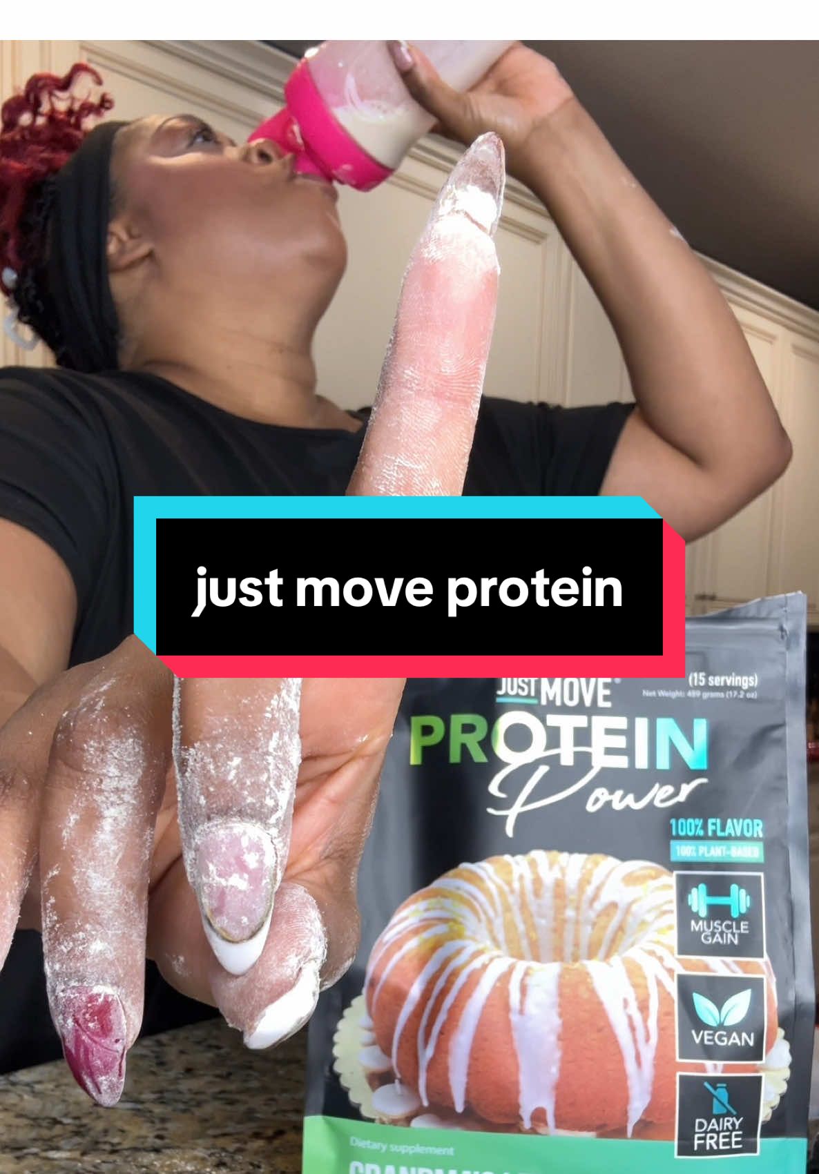 TikTok post by @plussizeandbossy for Just Move Supplements. Caption reads: Replying to @901kkocktails 🍋 I don’t know who’s....