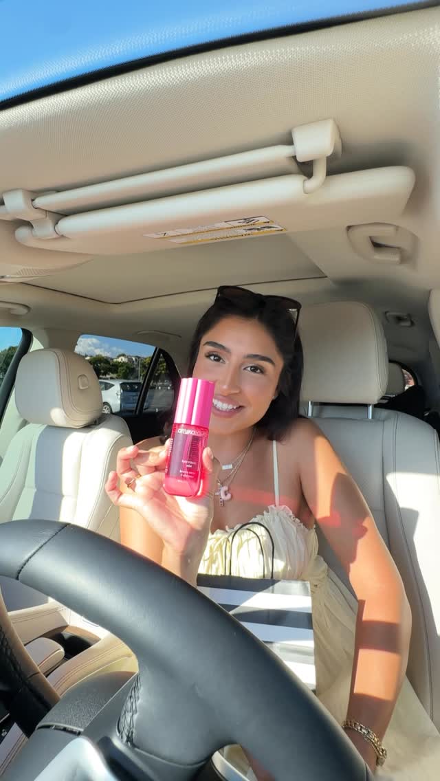 Instagram post by @catalinatrez for amika. Caption reads: @amika THANK YOU FOR THIS! 😭😻💗🎀🧚🏻‍♀️ the....