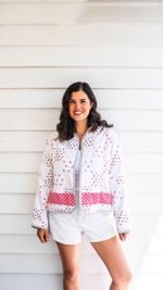 Instagram post by @genevavanderzeil for Fiskars. Caption reads: Who needs therapy when you can upcycle a quilt....