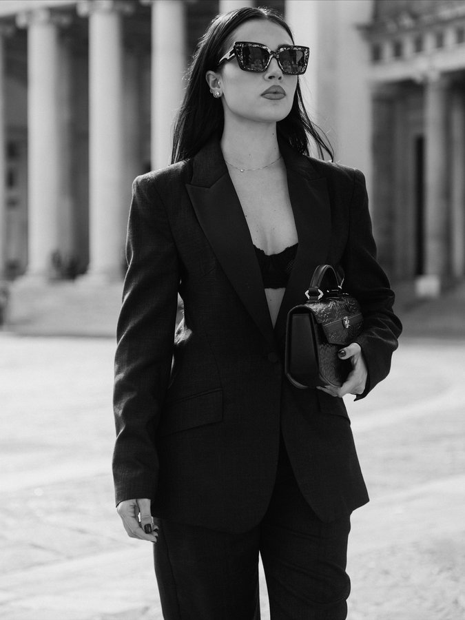 Instagram post by @aboutclo for KARL LAGERFELD. Caption reads: from paris to naples < 3 @karllagerfeld....