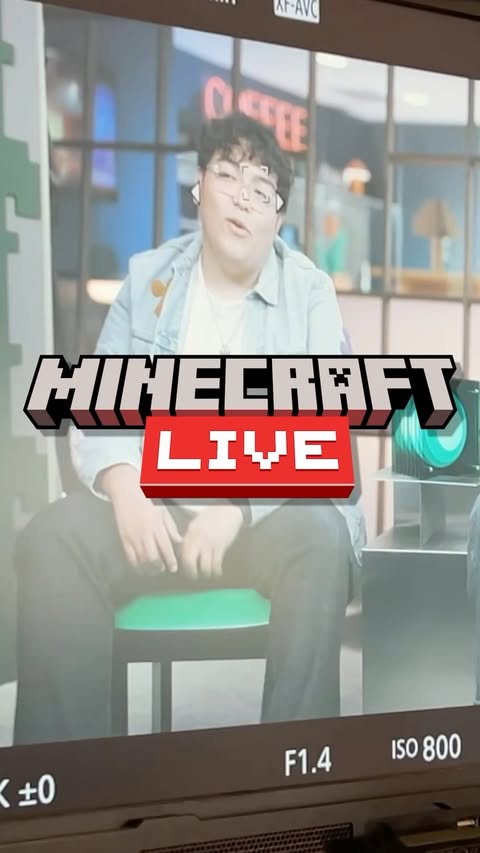 Instagram post by @derapchu for Minecraft. Caption reads: I got invited by @minecraft to visit the Mojang....