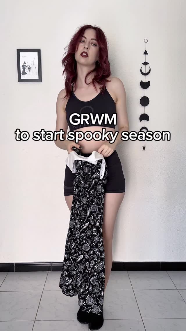 Instagram post by @lorayfranco for Hell Bunny. Caption reads: @hellbunnyofficial has the perfect Summerween....