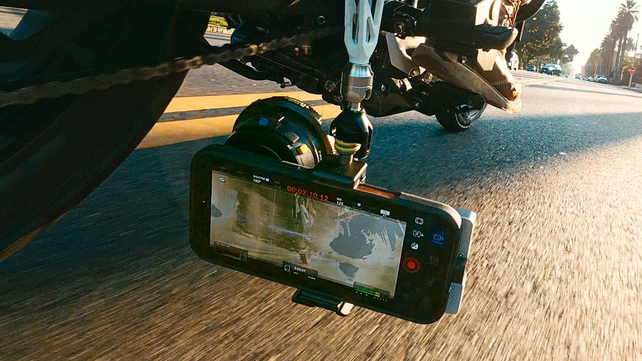 YouTube post by @cammackey for B&H Photo Video. Caption reads: Make the iPhone 17 Pro Look Like A Hollywood....