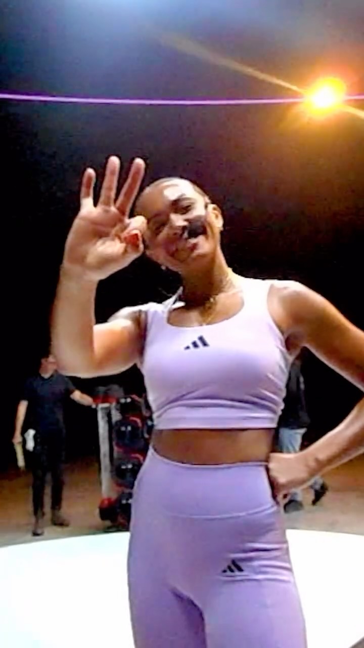 Instagram post by @bronteterrell_ for LES MILLS. Caption reads: Feel the energy. Find your people. The magic....