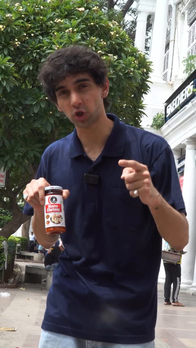 Instagram post by @rrishabhraii for Ching's Secret. Caption reads: We hit the streets of Delhi to stir up the....