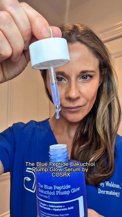Instagram post by @abby.waldmanmd for COSRX. Caption reads: #COSRXPartner Want to have smoother, firmer, [...].