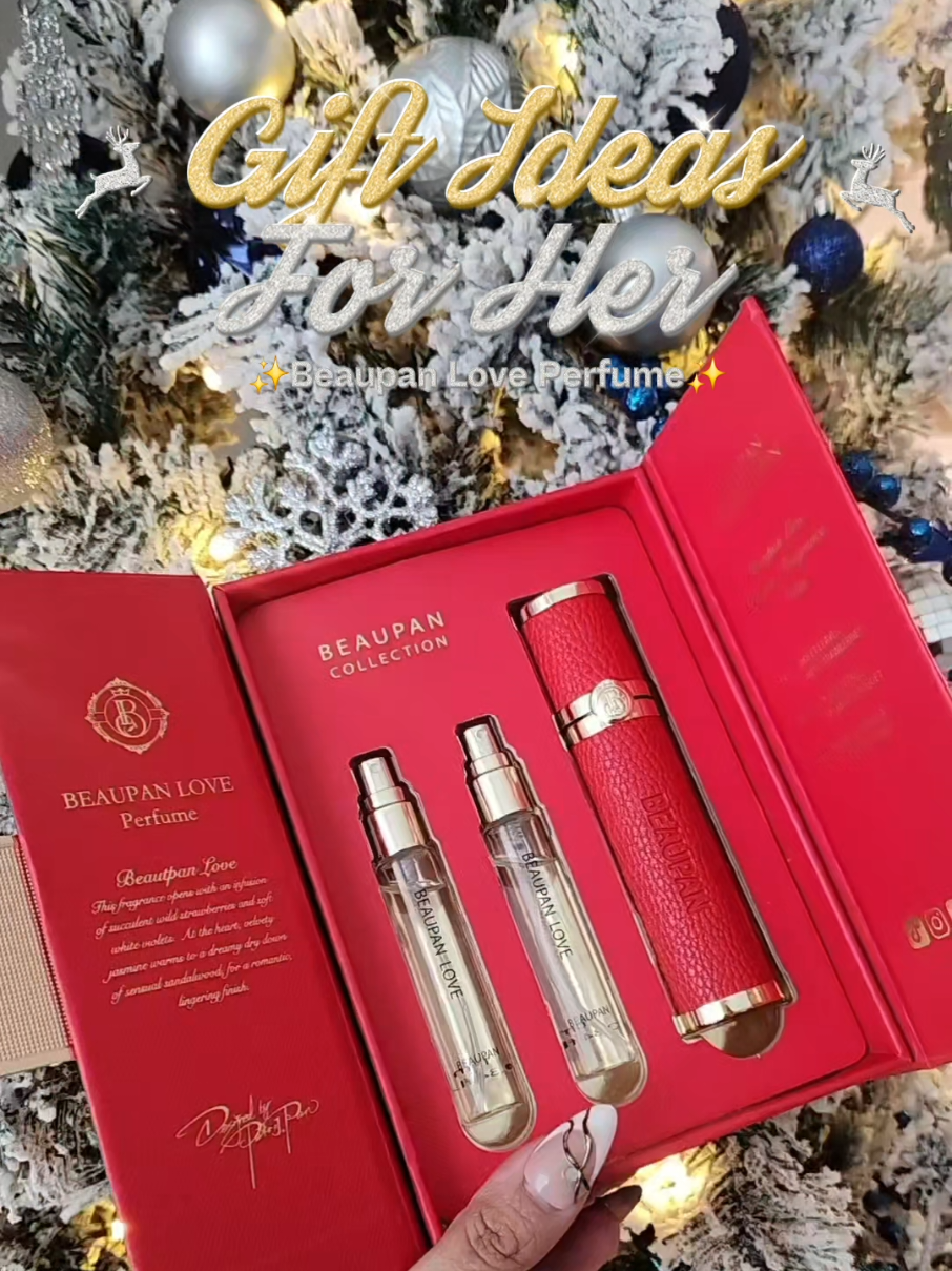TikTok post by @elissa.90 for Beaupan USA. Caption reads: @Beaupan Love Perfume👌🏻✨️ #beaupanperfume....