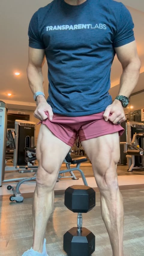 Instagram post by @paulsklarxfit for Transparent Labs. Caption reads: Hells Bells Quad Work😤💪🏼....