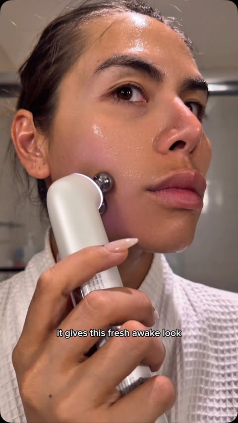 Instagram post by @isabella.ewens for CCLIME Beauty. Caption reads: @cclime.beauty 💗My girly morning routine just got....
