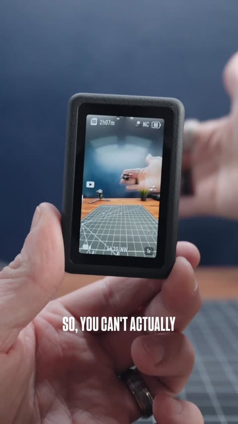 Instagram post by @chrisbrockhurst for DJI. Caption reads: If you have a DJI Action 6 the Macro lens will....