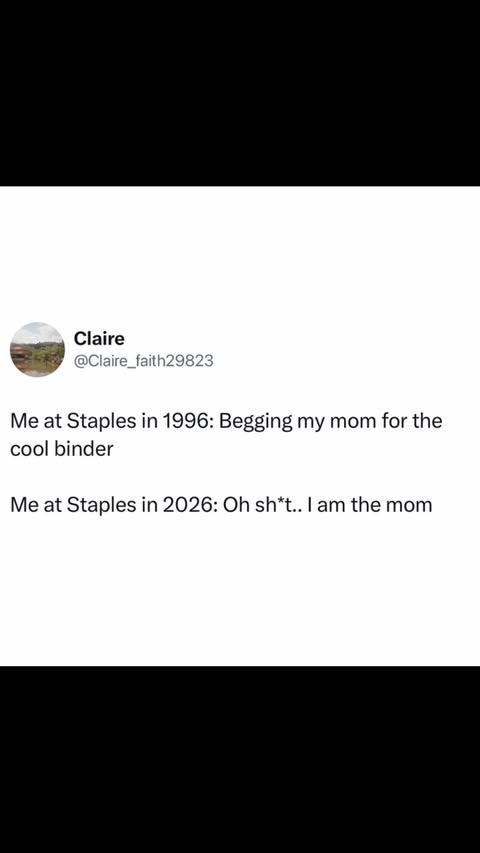Instagram post by @iamthirtyaf for Staples. Caption reads: Time for wrinkle cream. @staples #staplespartner....