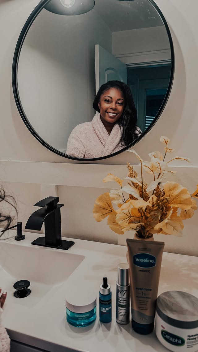 Instagram post by @perfectly_redefined for Neutrogena. Caption reads: #sponsored Beauty on a Budget?! Yes please! I’m....