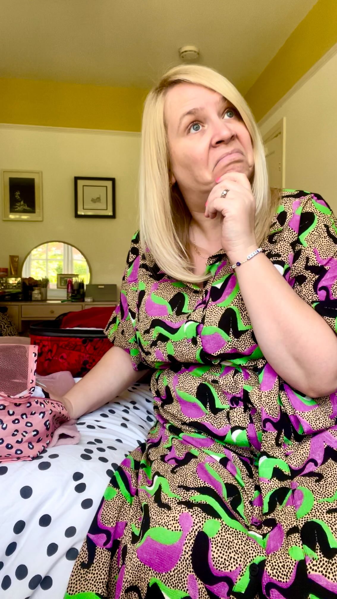 Instagram post by @brummymummyof2 for Monki. Caption reads: I've never 💩 myself on holiday before. BUT WHAT....