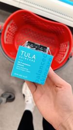 Instagram post by an influencer for TULA. Caption reads: [...] Card when you spend $50 on @TULA at....