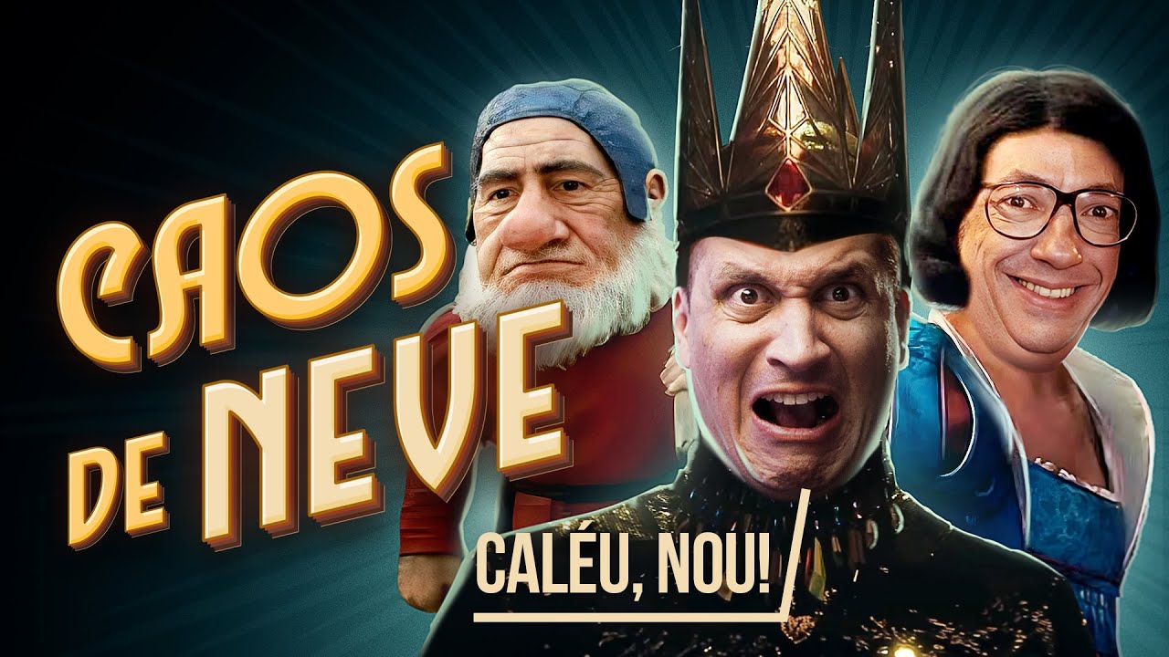 YouTube post by @gaveta for Cambly. Caption reads: Review do CAOS: Branca de Neve | Gaveta.