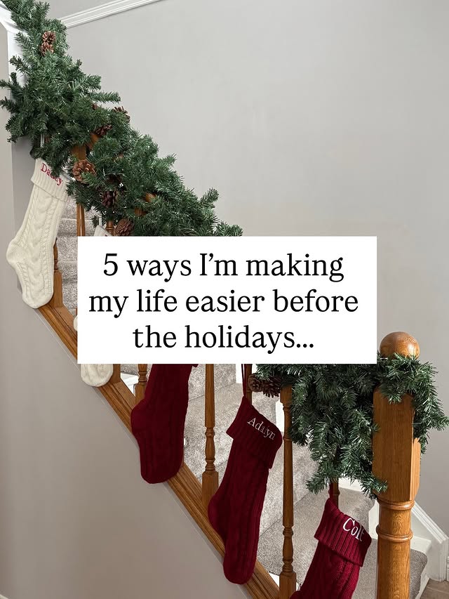 Instagram post by @that.minimalist.mom for Fresh Prep. Caption reads: The holidays are already full.
More events. More....