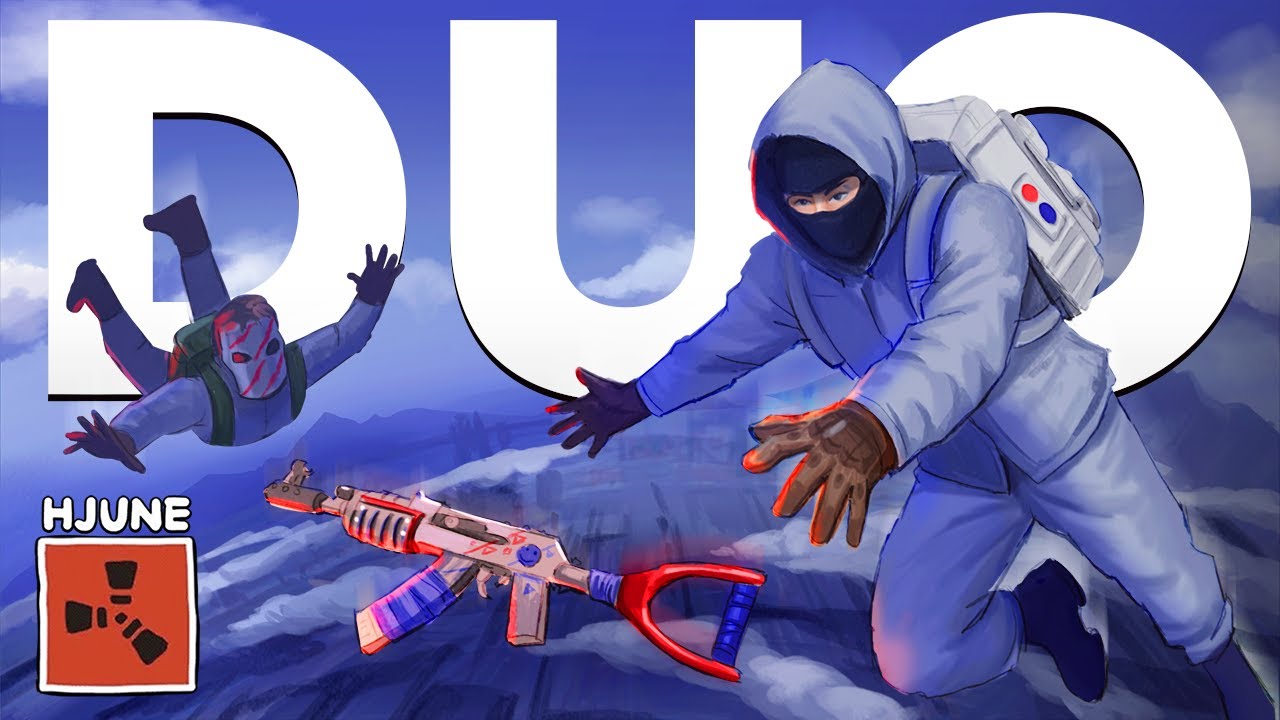 YouTube post by @hJune for Musicbed. Caption reads: The FASTEST DUO in Rust….