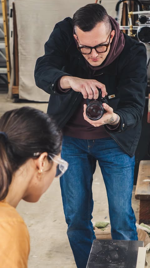Instagram post by @_callmemabie_ for Carhartt. Caption reads: [...] the guy talking about jeans, but @carhartt....