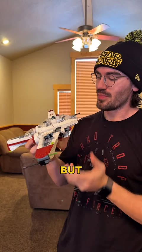 Instagram post by @nerdybrent for LEGO. Caption reads: Showing off my most recent @lego build 
The....