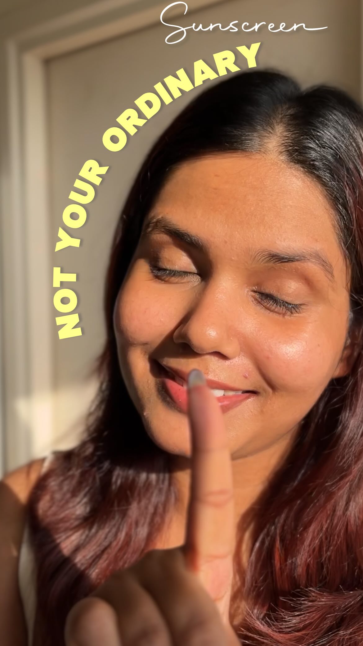 Instagram post by @who.iiis.sheeee for Simple Skincare. Caption reads: UV Fluid = all the sun-safe vibes ✨

Gluta-Amino....