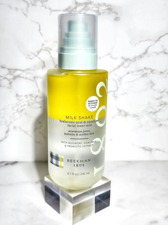 Instagram post by an influencer for Beekman 1802. Caption reads: Shake it up with @beekman1802 and the....