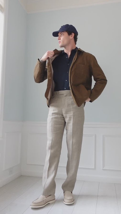 Instagram post by @treedfl for Billy Reid. Caption reads: The ultimate capsule wardrobe, styled from the new....