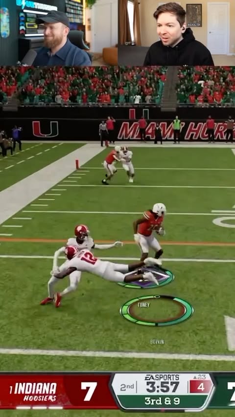 Instagram post by @tdpresentsyt for Xbox. Caption reads: College Football 26 is available now with Xbox....
