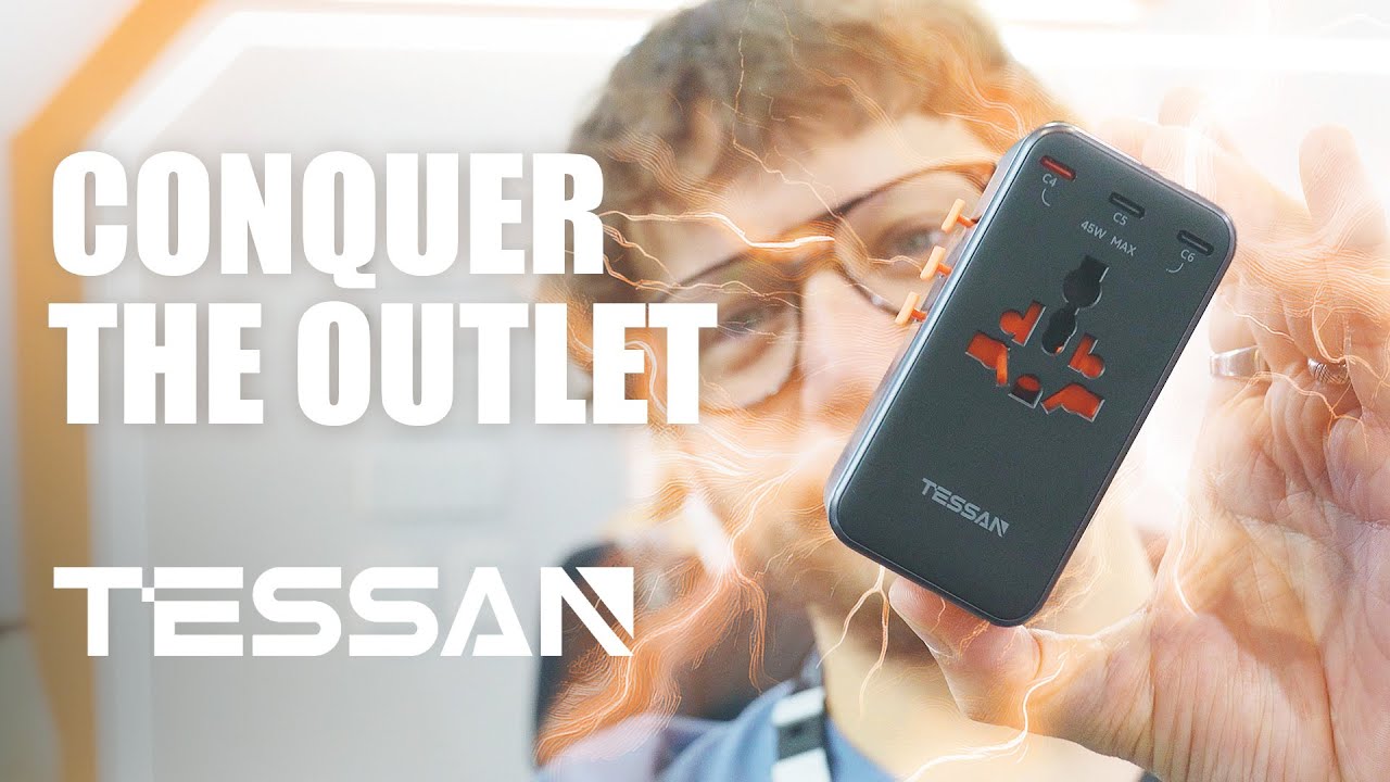 YouTube post by @TechMagnet for Tessan. Caption reads: TESSAN at IFA 2025 – Smart Power & Travel [...].