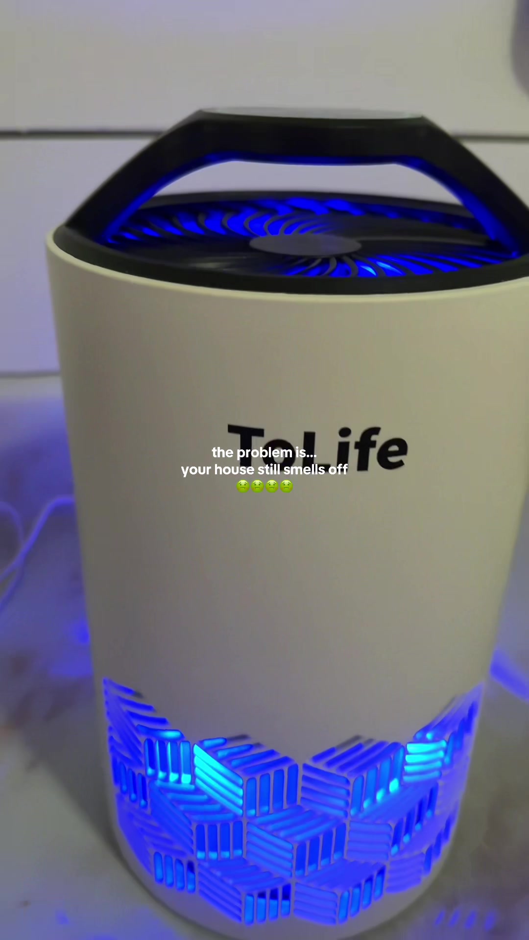 TikTok post by @michellemorgann for ToLife. Caption reads: [...] #homefinds #cleanhome #momlife @ToLife US.