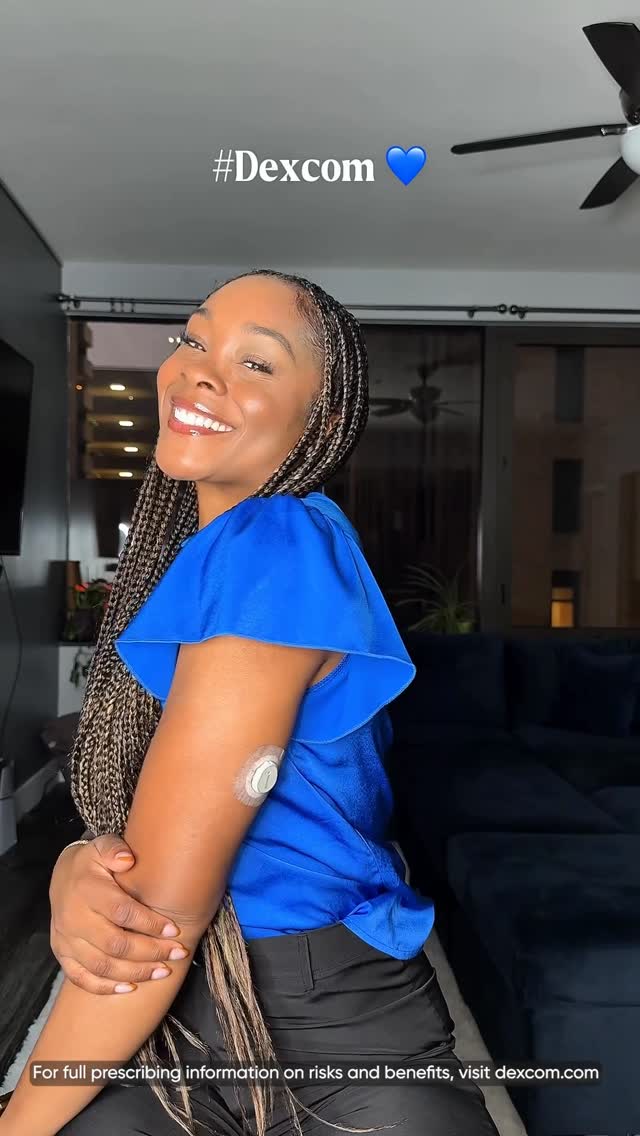 Instagram post by @anitakaaaa for Dexcom. Caption reads: [...] on your arm?” 💙

For me, wearing my Dexcom....