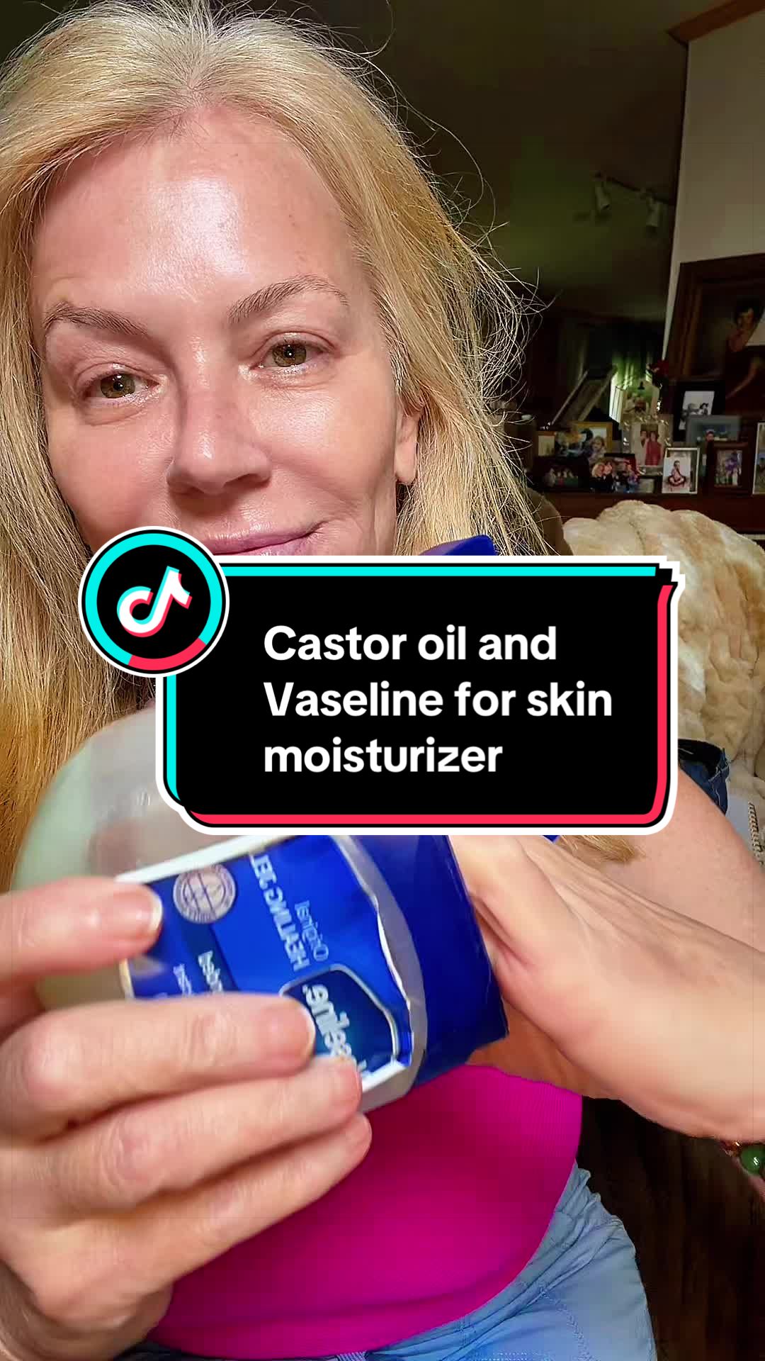 TikTok post by @godlives777 for Heritage Store. Caption reads: [...] #castoroil #moisturizedskin @The Heritage....