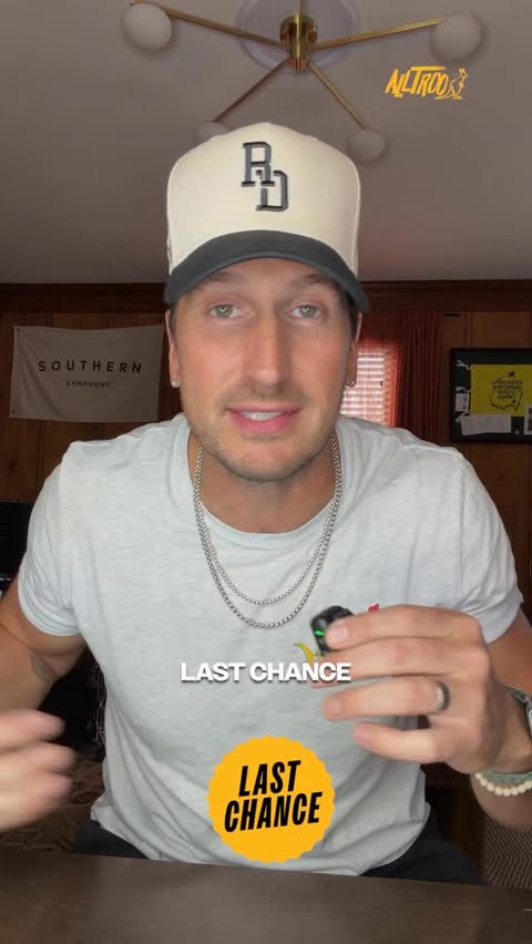 Instagram post by @russelldickerson for Alltroo. Caption reads: [...] trip the #CMAFest!! Enter today at....
