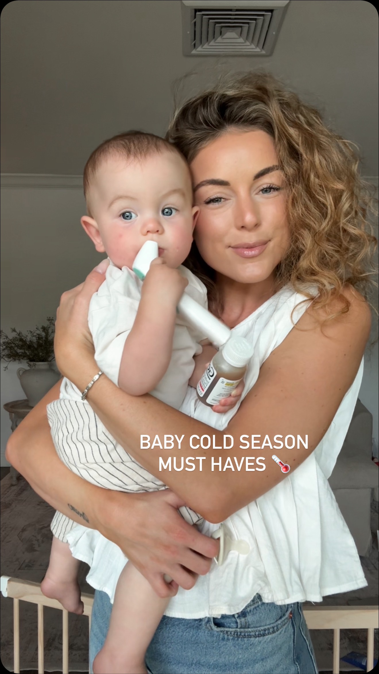 Instagram post by @angeliquecooper for Genexa. Caption reads: [...] changing!  We’ve been using @Genexa Infants’....