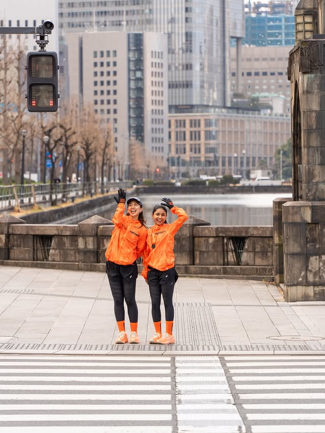 Instagram post by @hiananyaa_ for ASICS. Caption reads: [...] Mar 1 here we come!!!! 🏃‍♀️💨 Thank you....