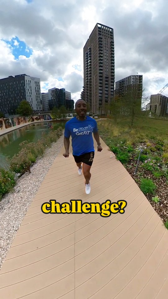 Instagram post by @besmartgetfit for JustGiving. Caption reads: Miles Of Meaning 🏃🏿‍♂️🌴 🎬 

In 2026, I’m....