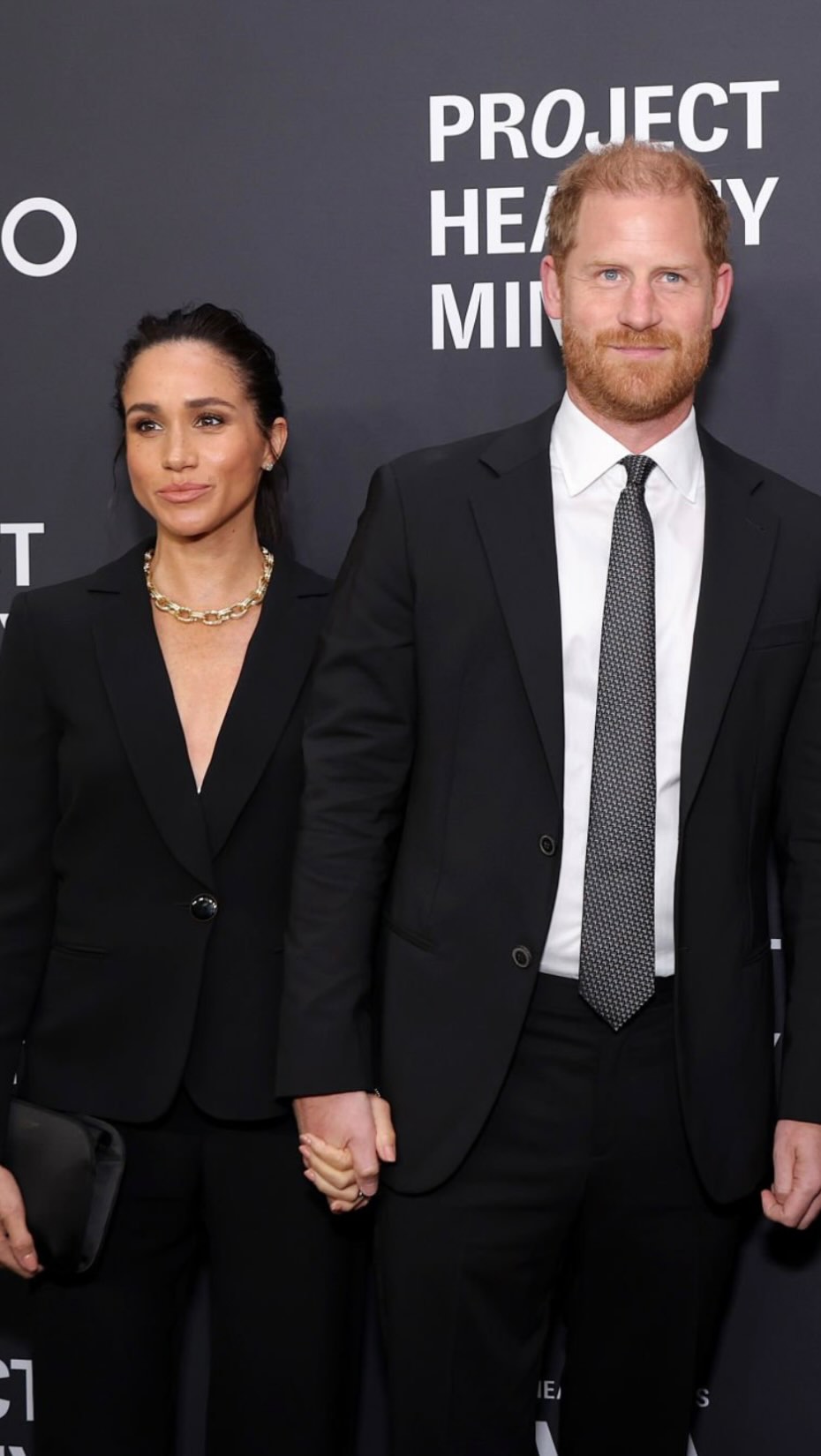 Instagram post by @dukeandduchessofsussexdaily for Harper’s BAZAAR. Caption reads: Harry and Meghan, Duke and Duchess of Sussex....