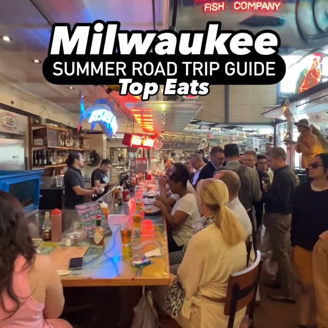 Instagram post by @bestdatefood for Travel Wisconsin. Caption reads: If you love to explore great food cities, put....