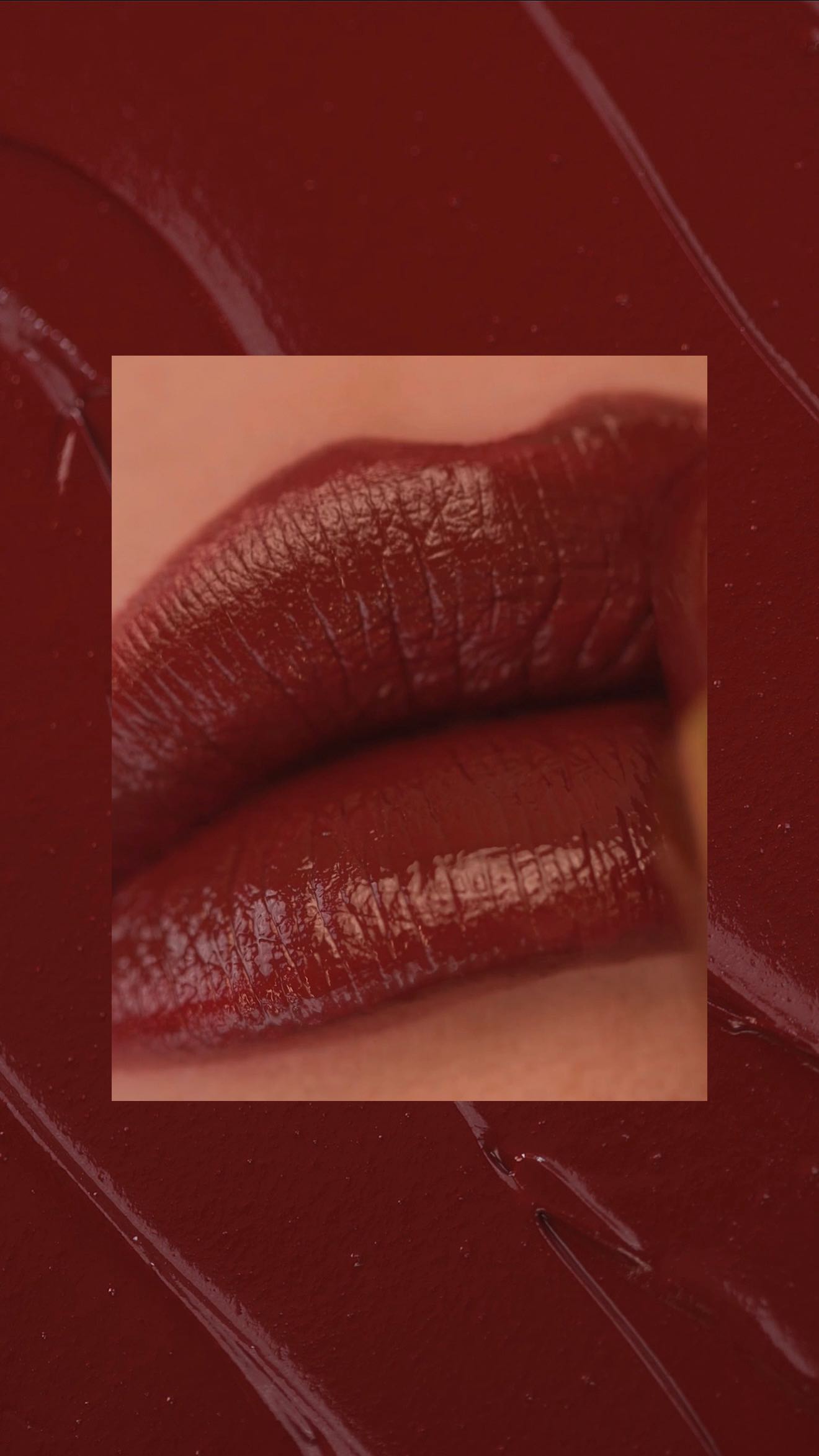 Instagram post by @olgadann for Revlon. Caption reads: new @revlon Super Lustrous Ultra Lipstick ❤️....