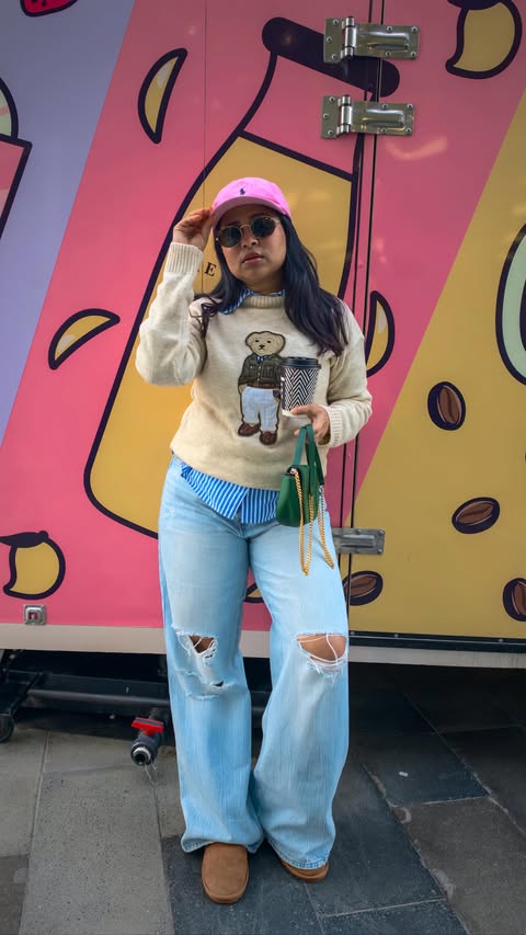 Instagram post by @taral_stories for Trendyol. Caption reads: Minimalist winter vibes in my Trendyol fit....