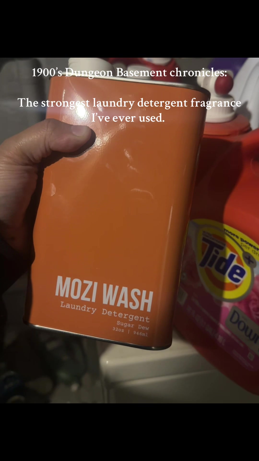 TikTok post by @misscristaljay for Mozi Wash. Caption reads: [...] more recommendations for scents asap @Mozi....