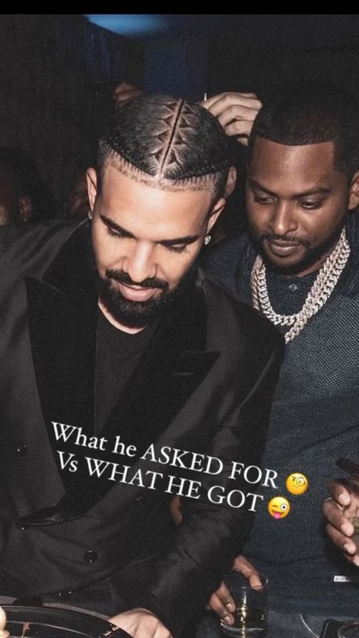 Instagram post by @thee.kekeclark for The Shade Room. Caption reads: Pass ? Or failed ? What you think @champagnepapi ?....