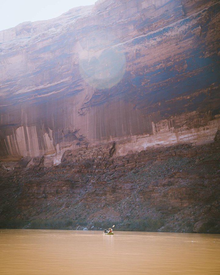 Instagram post by @dani_the_explorer for Discover Earth. Caption reads: I’ve spent a majority of my life in the desert,....